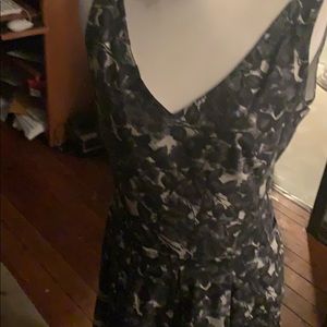 Piazza Sempione grey floral dress
